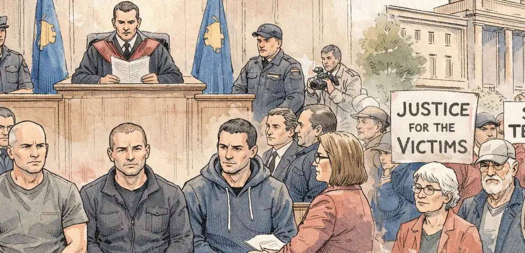 Kosovo Jails Three Serbs for Deadly Banjska Attack