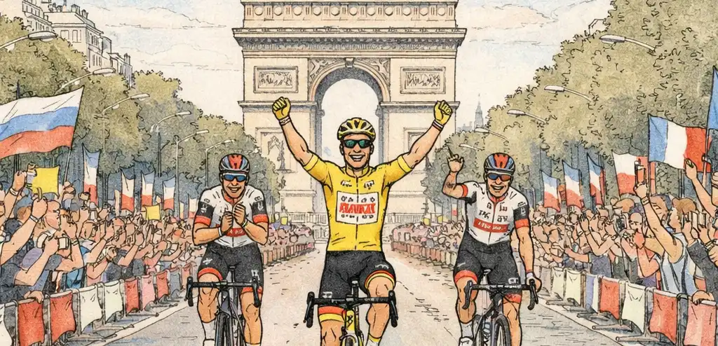 Pogacar Wins Record Fifth Tour de France