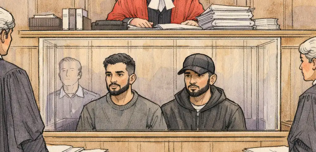 Brothers Deny Assault on Officer at Manchester Airport