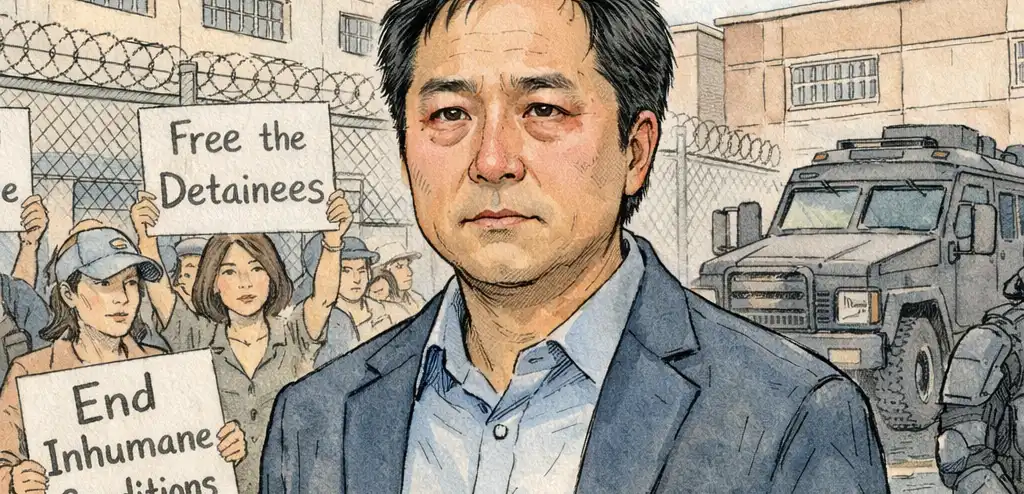 Senator Andy Kim Pepper-Sprayed During ICE Protest