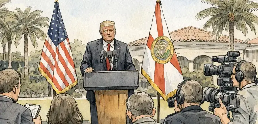 Trump Holds News Conference on Iran War