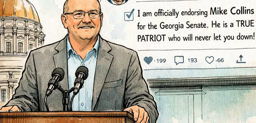 Trump Endorses Collins in Georgia Senate Runoff
