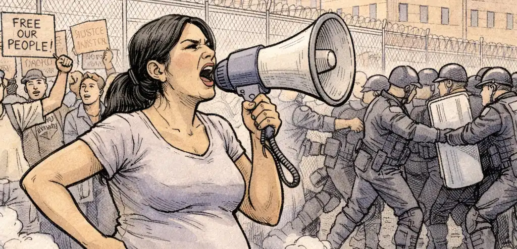 Protests Erupt Outside Newark ICE Jail Over Hunger Strike