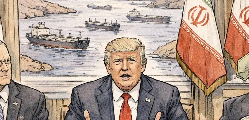 Trump Threatens Iran Over Strait of Hormuz