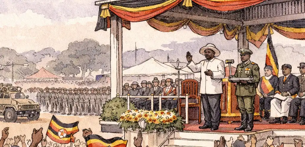 Museveni Sworn In for Seventh Term as Son Emerges
