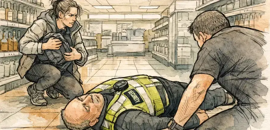 Shoplifter Jailed After Security Guard Dies During Struggle