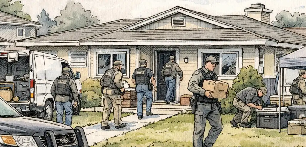 Authorities Search Home Linked to Kristin Smart Case