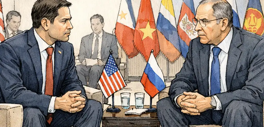Rubio Discusses Ukraine War with Lavrov in Manila