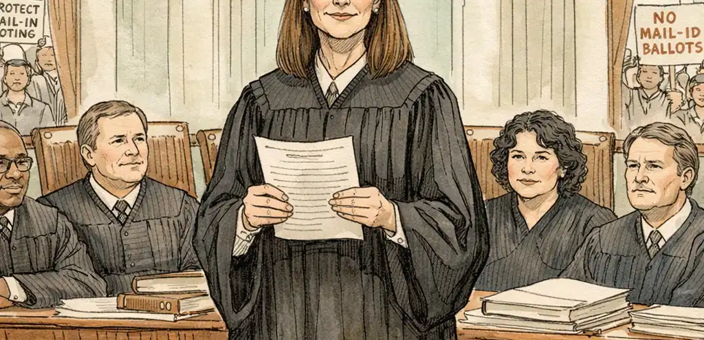 Barrett Rules on Mail-In Ballots in Mississippi Case