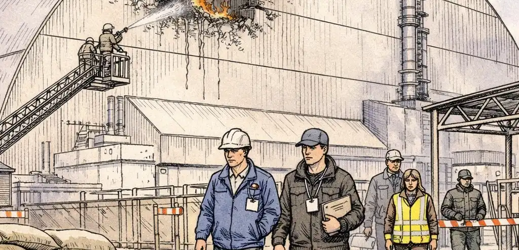 Drone Attack Damages Chernobyl's New Safe Confinement