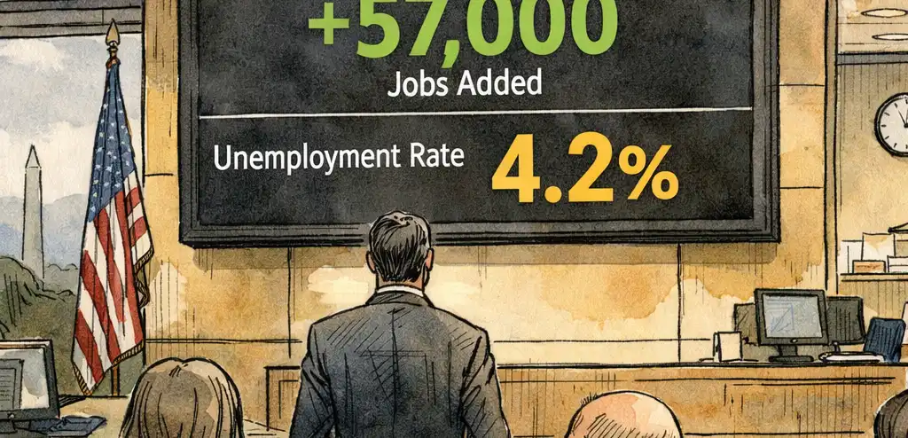 U.S. Job Growth Slows in June; Unemployment Drops to 4.2%
