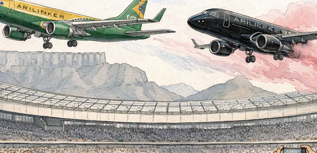 Airlink Flyover at Cape Town Stadium Sparks Safety Debate