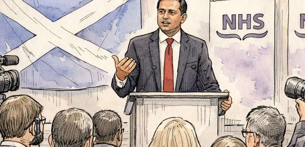 Sarwar Focuses on NHS in Scottish Labour's Election Pitch