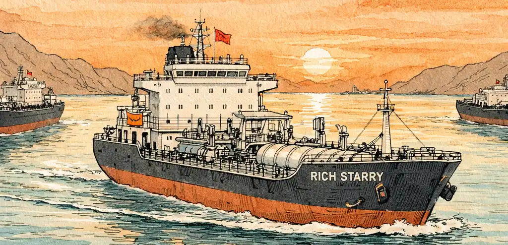 US-Sanctioned Tankers Transit Strait of Hormuz