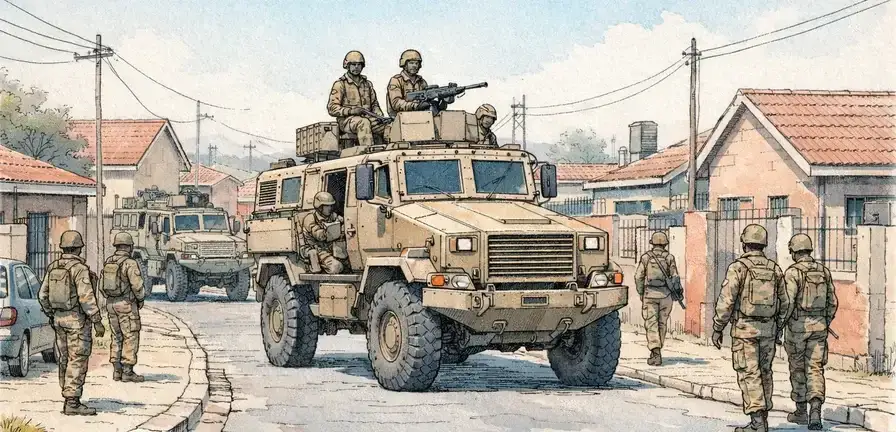 South Africa Deploys Troops to Combat Crime