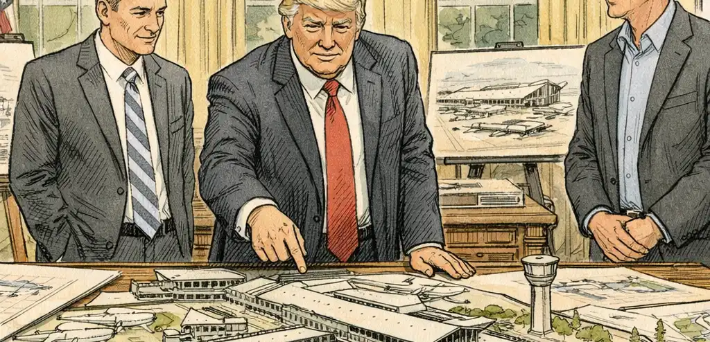 Trump Announces $22.5B Dulles Airport Renovation