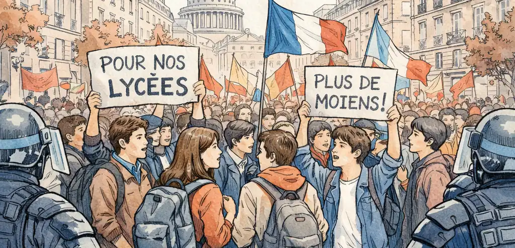 France Student Protests Escalate Nationwide