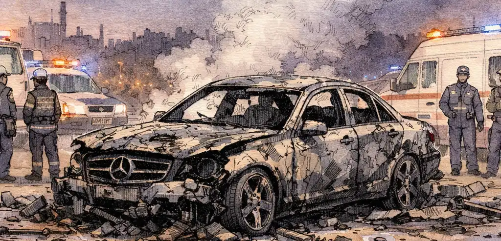 Russian Drone Factory Director Injured in Car Blast