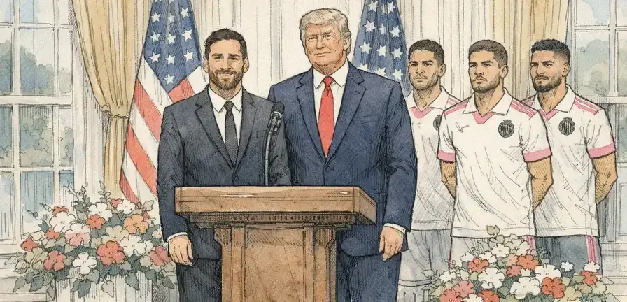 Lionel Messi and Inter Miami Honored at White House by President Trump
