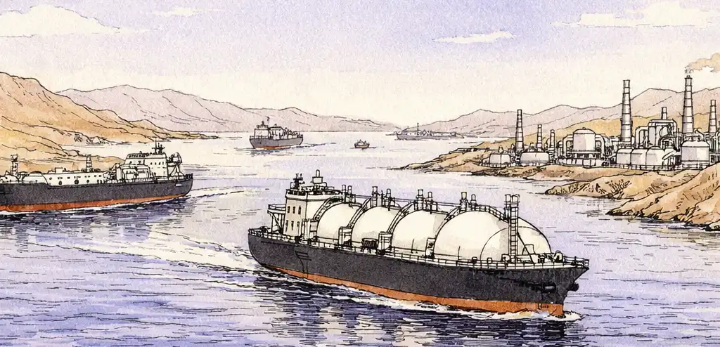 Asia LNG Prices Surge Amid Mideast Shipping Disruptions