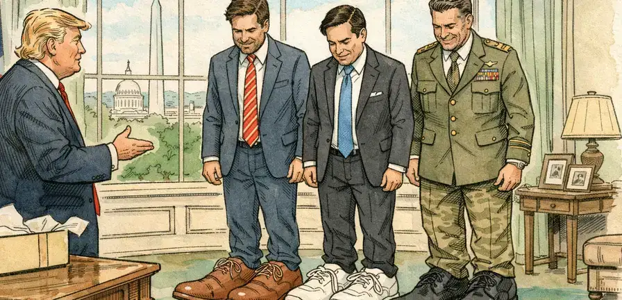 Trump Gifts Shoes to Top Officials