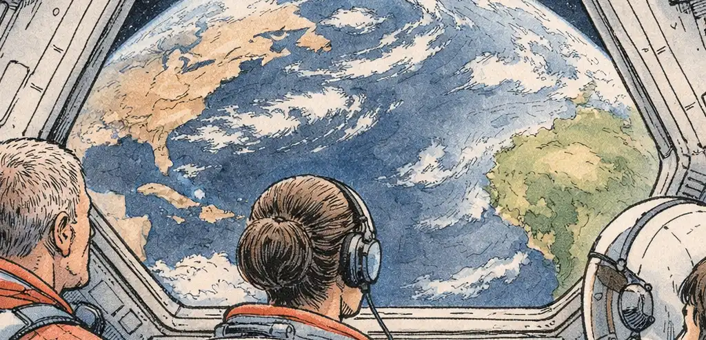 Artemis II Crew Captures Earth from Deep Space