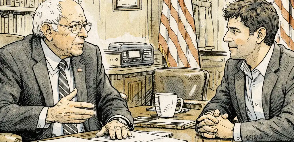 Sanders, Trump Back AI Public Ownership