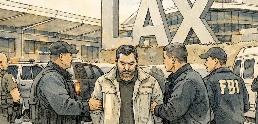 Iranian National Arrested at LAX for Alleged Arms Trafficking