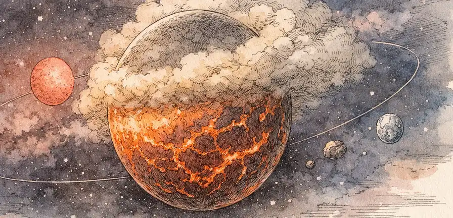 Astronomers Find Molten Exoplanet with Sulfur-Rich Atmosphere