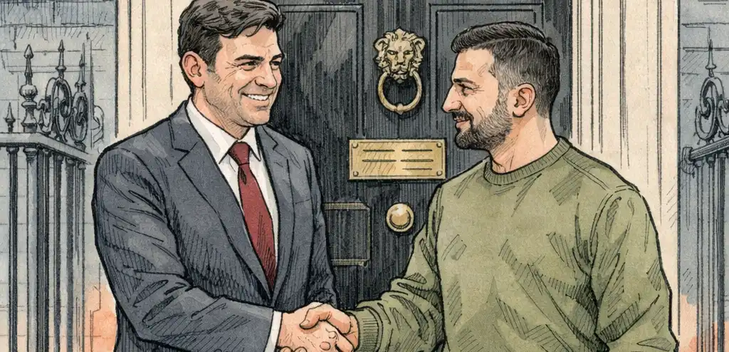 Burnham Vows Support as Zelensky Visits UK